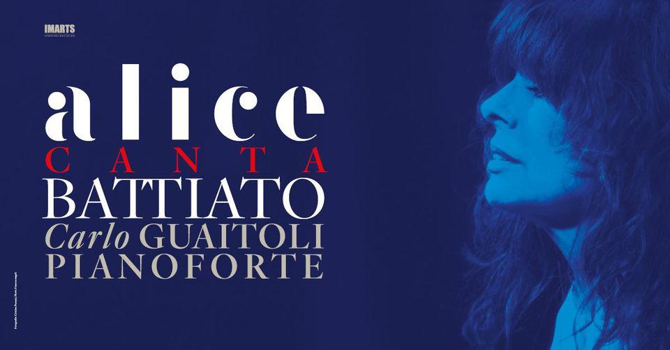 Alice canta Battiato, al Teatro Petruzzelli!