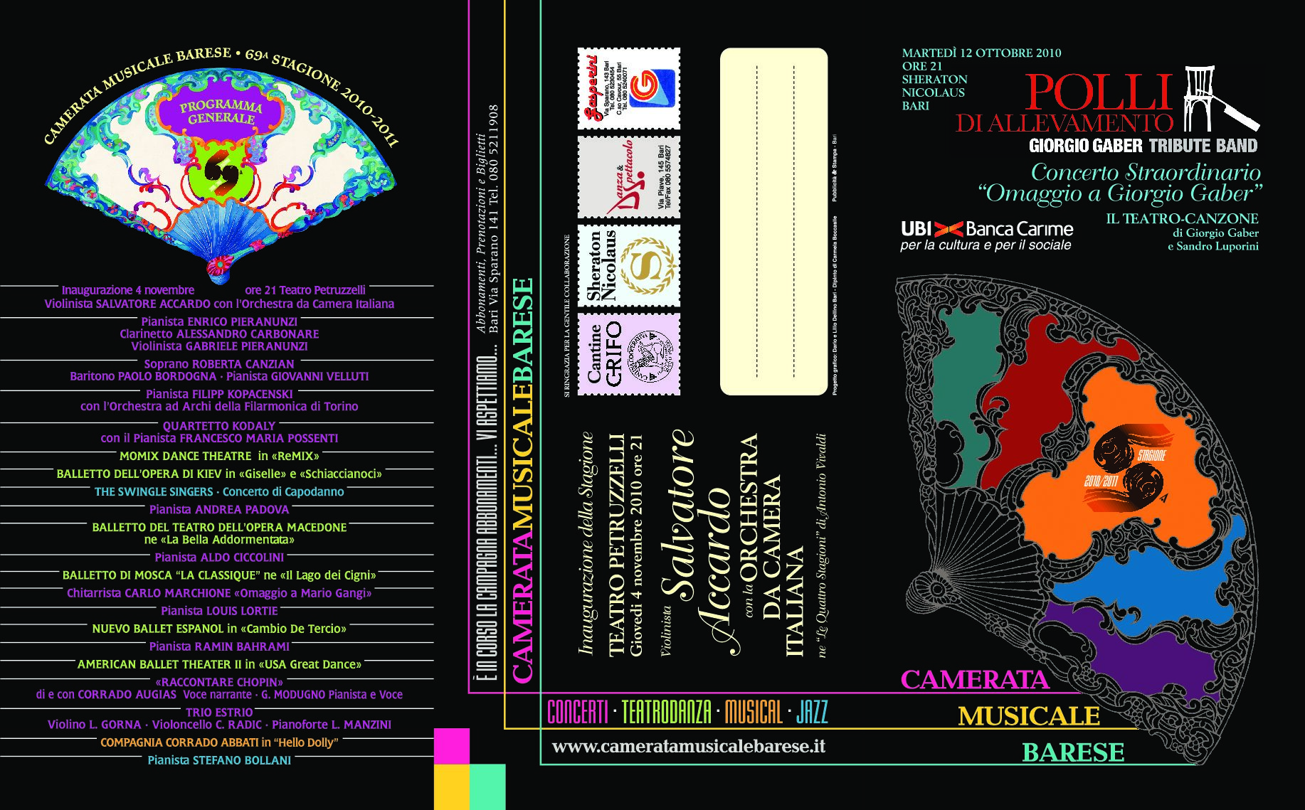 Concerto straordinario “Omaggio a Giorgio Gaber”