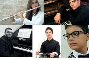 “I GIOVANISSIMI” Flautista E. DI COSMO – Pianisti M. MELE – D. DIFATO – S. VALENZANO – Fisarmonicista T. ZANZARELLA