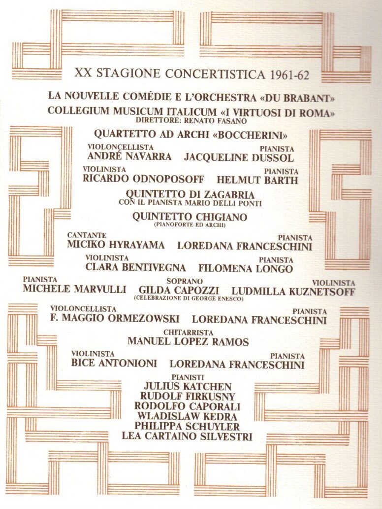 Locandina 20° Stagione