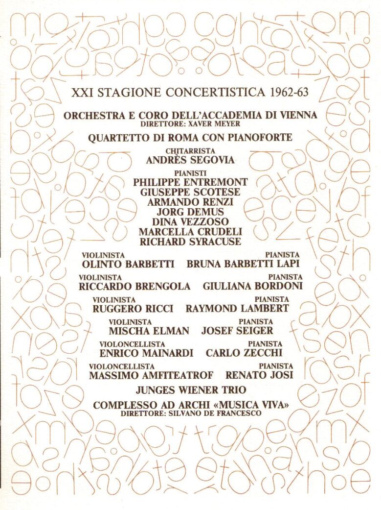 Locandina 21° Stagione