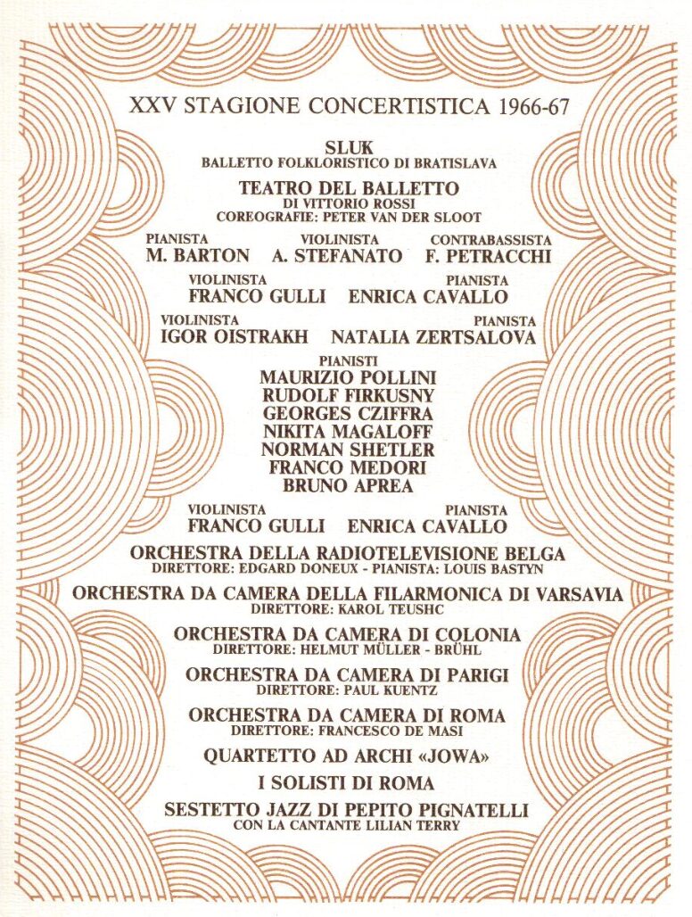 Locandina 25° Stagione