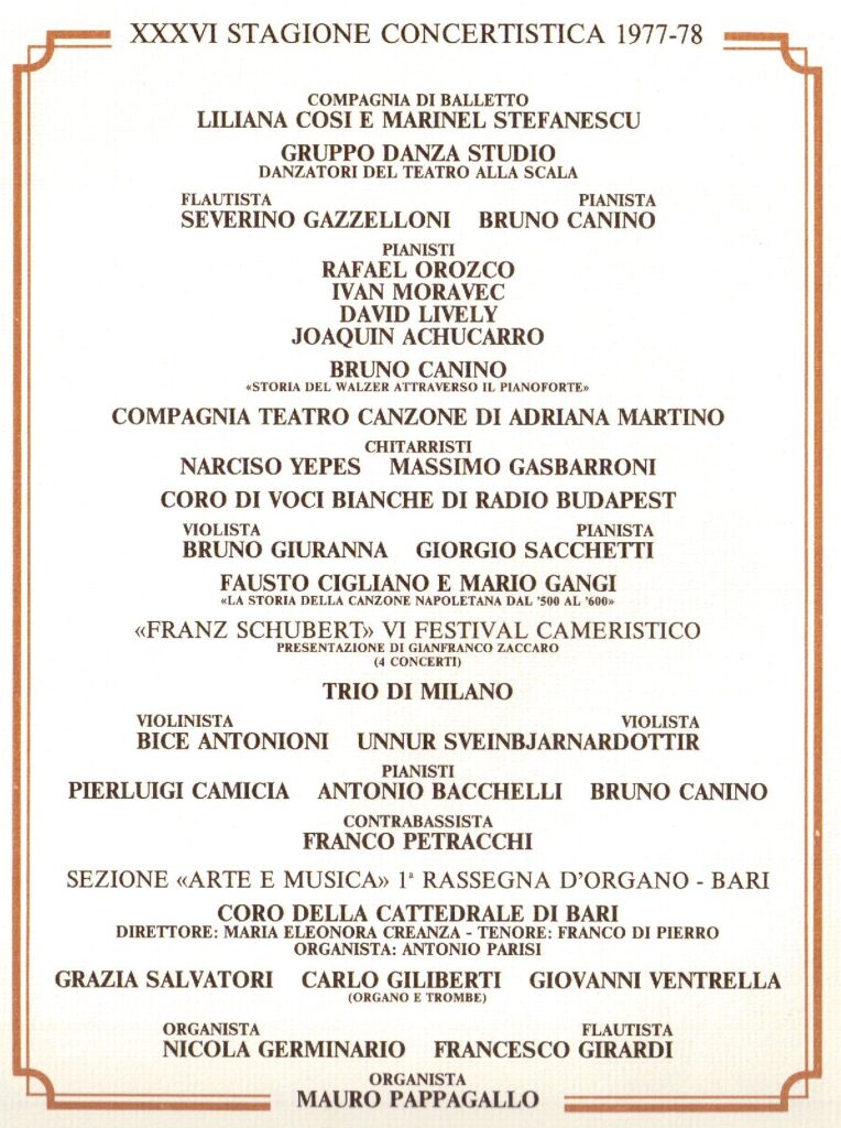 Locandina 36° Stagione