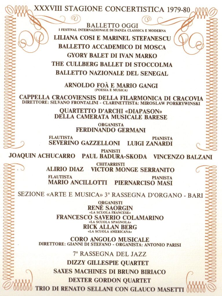 Locandina 38° Stagione