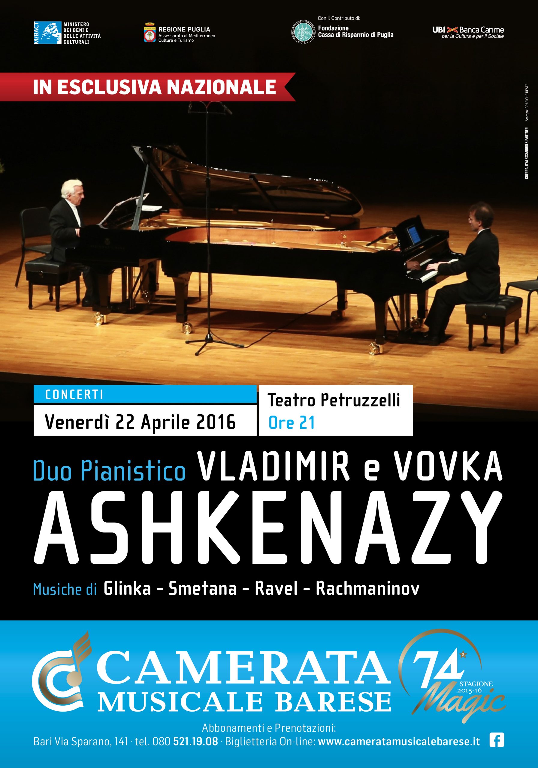 Manifesto DUO PIANISTICO “ASHKENAZY”