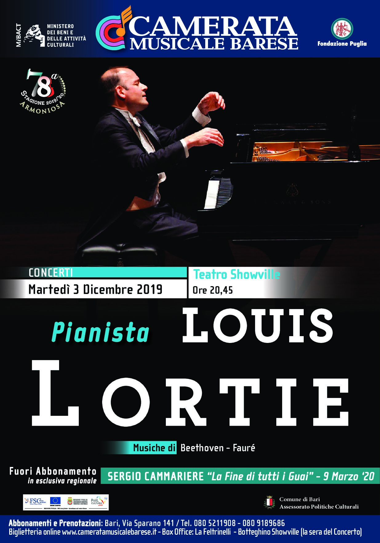 Manifesto verticale Louis Lortie