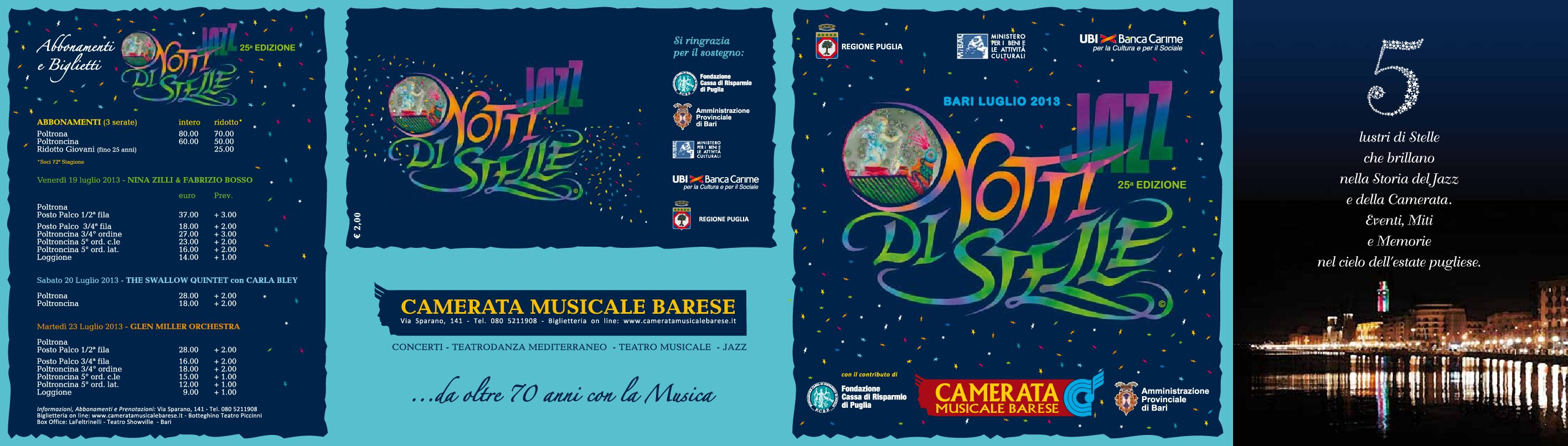 Programma “Notti di Stelle”