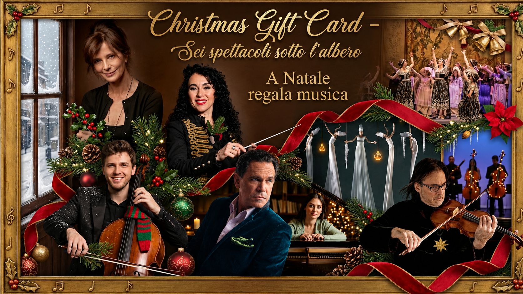 DA BACH A KURT ELLING, PASSANDO PER TEATRO, DANZA E OPERETTA: SEI IMPERDIBILI APPUNTAMENTI DA GENNAIO A MAGGIO DA REGALARE A NATALE CON LA “CHRISTMAS GIFT CARD” DELLA CAMERATA MUSICALE BARESE in scena, COMPAGNIA TEATRO MUSICA NOVECENTO, NOGRAVITY THEATRE, LAURA MORANTE, MARIANGELA VACATELLO, LEONIDAS KAVAKOS, ETTORE PAGANO, ORCHESTRA SUONI DEL SUD, GIANNA FRATTA, KURT ELLING e molto altro IN VENDITA ESCLUSIVAMENTE PRESSO GLI UFFICI DELLA CAMERATA MUSICALE BARESE IN VIA SPARANO 141 – BARI